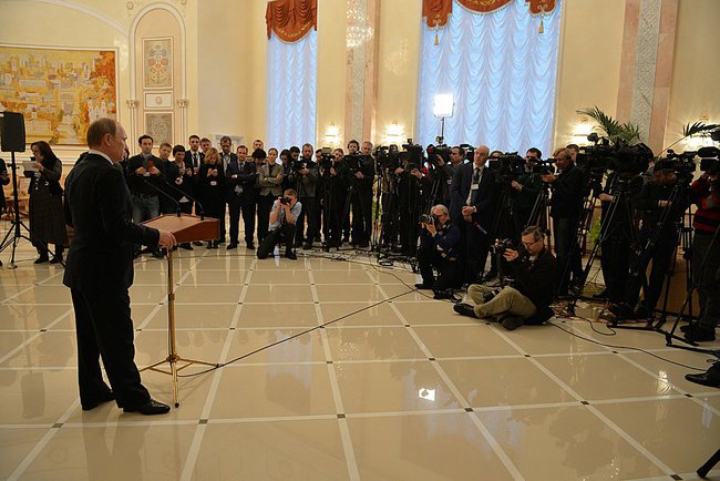 Заявление Путина в Минске